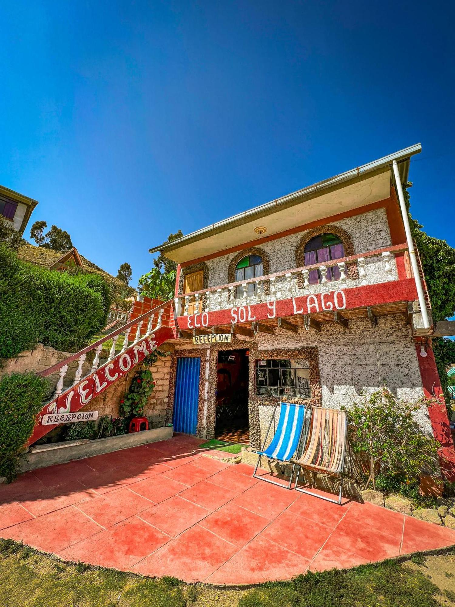 Hostal Sol Y Lago Copacabana  Exteriör bild