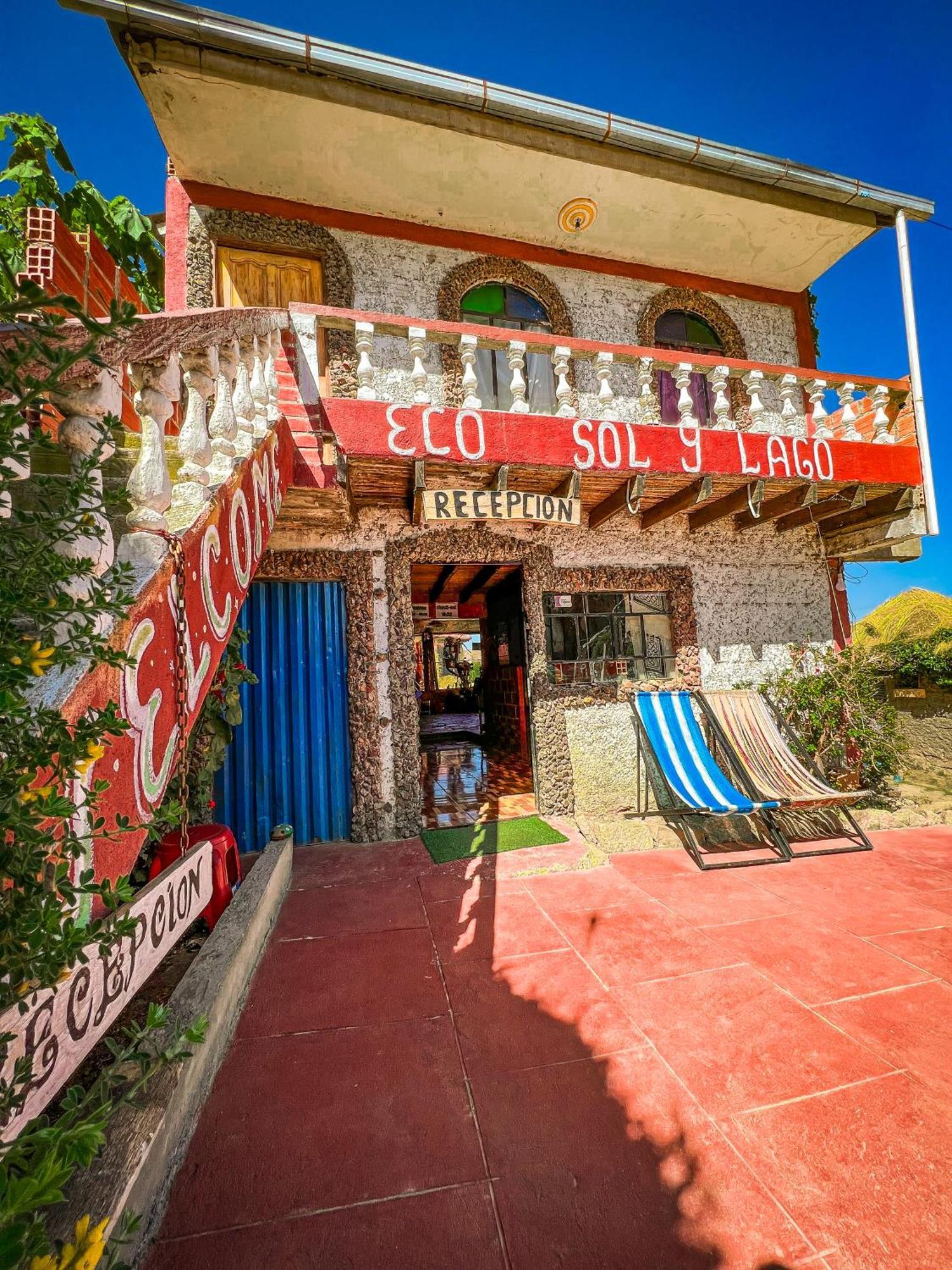 Hostal Sol Y Lago Copacabana  Exteriör bild